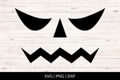 Angry Jack O Lantern Face SVG Product Image 1