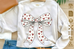 Hand Drawn Coquette Bow PNG Product Image 1
