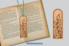 Flower Bookmark Lasercut - Laser cut Template Product Image 1