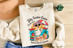 Silly Teacher Goose Svg | Svg Files for Cricut | Shirt Svg Product Image 2