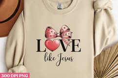 .LOVE like Jesus PNG, God Is Love Clipart PNG Product Image 2