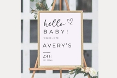 Baby Shower Welcome Template 78 Product Image 1