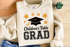 Children&#039;s Table Grad svg | Graduation Svg | Shirt Svg Product Image 2
