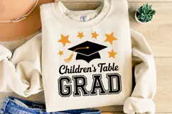 Children's Table Grad svg | Graduation Svg | Shirt Svg Product Image 2