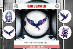 Car Coaster Galactic Pet Charms Product Image 1