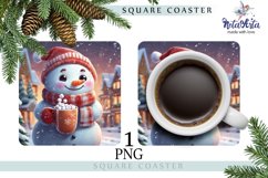SUBLIMATED STAND WITH A CUTE SNOWMAN Product Image 1