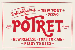 Potret - Retro Sign Painting Product Image 1