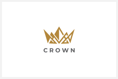 Abstract Crown Logo Design Vector Template Product Image 2
