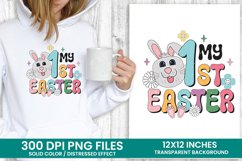 Retro Easter Sublimation, Easter, Easter quores sublimation Product Image 1