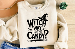 Witchy way to the candy Svg | Halloween Svg | Shirt Svg Product Image 2