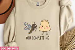 You Complete me PNG ,Valentine Sublimation PNG Product Image 2