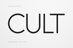 Cult Branding Font Minimal Modern Sans Product Image 1