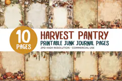 Harvest Pantry Junk Journal Pages Product Image 1