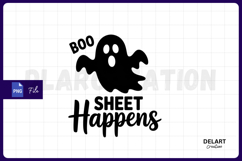 Boo Sheet Happens PNG, Halloween Day PNG Design Product Image 1