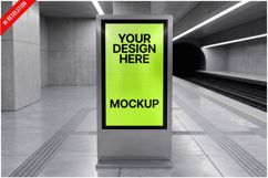 Digital Display Subway Station Product Image 1