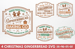Christmas Gingerbread SVG Designs Product Image 1