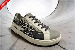 Dynamic Fisheye Lens Sneaker PSD Product Image 1