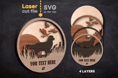 Golden Retriever Dog SVG laser cut files for Glowforge Product Image 1