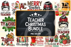 Teacher Christmas PNG Bundle Product Image 1