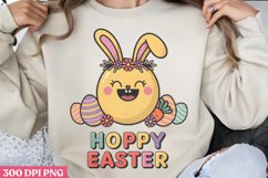 Hoppy Easter PNG, Retro Easter Sublimation PNG Product Image 2