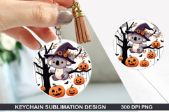 Koala Keychain Sublimation - Koala Keychain PNG Design Product Image 1