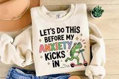 Anxiety kicks in Svg | Svg Cut File | Shirt Svg Product Image 2