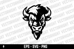 Buffalo head, Bison Head Svg, Eps, png File Product Image 1