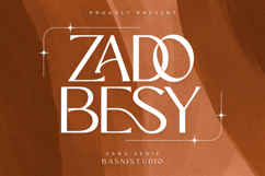 ZADOBESY Elegant Sans Serif Product Image 1