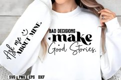 Funny Quotes Sleeve Shirt SVG Bundle, Funny quotes Svg Product Image 8