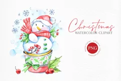 Cute Snowman Dessert. Christmas holidays PNG sublimation Product Image 1