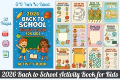 2026 Back to School Activity Book for Kids Product Image 1