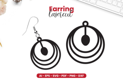 Earring LaserCut - Lasercut File Product Image 1