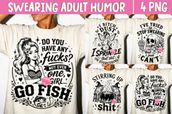 Adult Humor PNG, Sarcastic Snarky Skeleton Sublimation Product Image 1