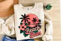 Beach Bum Svg | Svg Files for Cricut | Shirt Svg Product Image 1