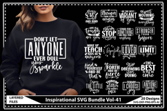 Inspirational SVG Bundle, Self Love Svg, Funny Quotes Svg Product Image 1