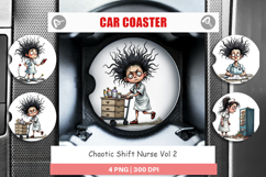 Car Coaster Chaotic Nurse Product Image 1