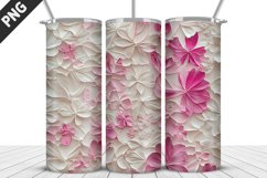 Flowers Tumbler Wrap | Sublimation Design | Tumbler PNG Product Image 1