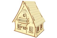 Fairy dollhouse - laser cut fies, SVG plan Fantasy dollhouse Product Image 8