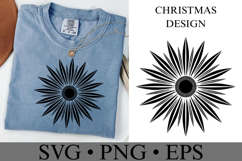 Sunbrust Svg | Christmas svg | Shirt Svg Product Image 2