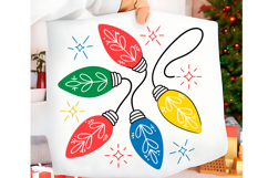 Christmas Lights SVG Bundle, PNG Bulbs Product Image 2