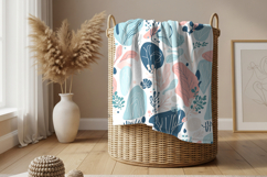 Blanket mockup in woven basket Product Image 2