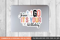 Boho christian Sticker Svg Bundle / 20 sticker designs Product Image 6