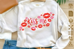 Kiss Me PNG, Valentine Lips PNG, Kiss Lips Sublimation Product Image 2