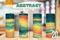 Abstract Tumbler Sublimation, Blue Tumbler Wrap Designs Product Image 1