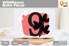 Wildflower Boho Floral Monogram Product Image 1