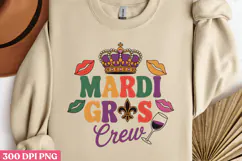MARDI GRAS Crew PNG, Mardi Gras Sublimation PNG Product Image 2