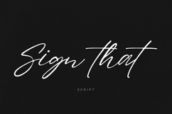 Sign That Script Elegant Signature Calligraphy Product Image 1