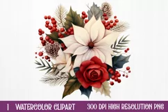 Fairy Christmas Sublimation Clipart, Christmas PNG Product Image 2