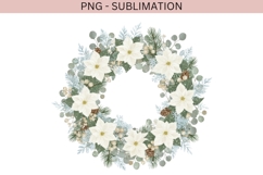 Winter floral wonderland png design for T-shirts Product Image 1