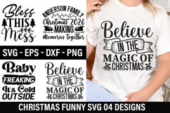 Funny Christmas SVG Design - Anderson Family Christmas 2026 Product Image 1